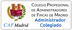 Colegio Profesional de Administradores de Fincas de Madrid Colegiado 9883